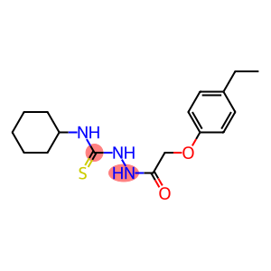 N-cyclohexyl-2-[2-(4-ethylphenoxy)acetyl]-1-hydrazinecarbothioamide