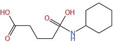 N-CYCLOHEXYL-5-HYDROXYGLUTARAMIC ACID