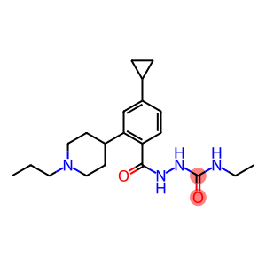 N-[4-CYCLOPROPYL(1-PROPYLPIPERIDIN-4-YL)BENZAMIDO]-N'-ETHYLUREA