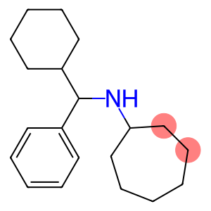N-[cyclohexyl(phenyl)methyl]cycloheptanamine