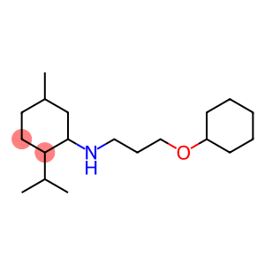N-[3-(cyclohexyloxy)propyl]-5-methyl-2-(propan-2-yl)cyclohexan-1-amine