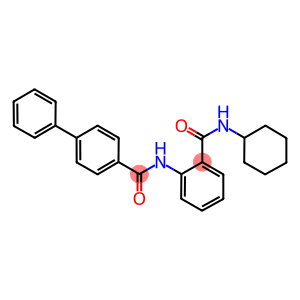N-{2-[(cyclohexylamino)carbonyl]phenyl}[1,1'-biphenyl]-4-carboxamide