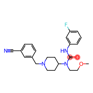 N-[1-(3-CYANOBENZYL)PIPERIDIN-4-YL]-N'-(3-FLUOROPHENYL)-N-(2-METHOXYETHYL)UREA