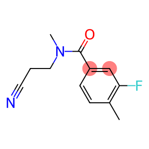 N-(2-cyanoethyl)-3-fluoro-N,4-dimethylbenzamide