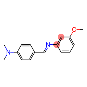 N-{(E)-[4-(dimethylamino)phenyl]methylidene}-N-(3-methoxyphenyl)amine