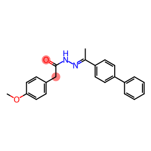 N'-[(E)-1-[1,1'-biphenyl]-4-ylethylidene]-2-(4-methoxyphenyl)acetohydrazide