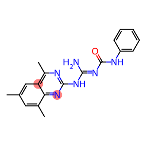 N-{(1E)-AMINO[(4,6,8-TRIMETHYLQUINAZOLIN-2-YL)AMINO]METHYLENE}-N'-PHENYLUREA