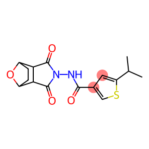 N-(3,5-dioxo-10-oxa-4-azatricyclo[5.2.1.0~2,6~]dec-4-yl)-5-isopropyl-3-thiophenecarboxamide
