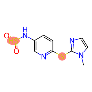 N-(dioxidosulfanyl)-6-[(1-methyl-1H-imidazol-2-yl)sulfanyl]-3-pyridinamine