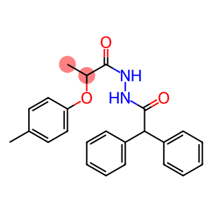 N'-(2,2-diphenylacetyl)-2-(4-methylphenoxy)propanohydrazide