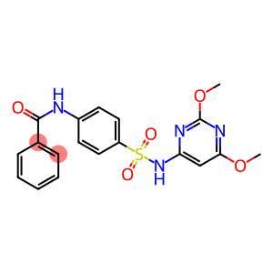 N-(4-{[(2,6-dimethoxy-4-pyrimidinyl)amino]sulfonyl}phenyl)benzamide