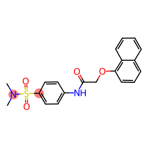 N-{4-[(dimethylamino)sulfonyl]phenyl}-2-(1-naphthyloxy)acetamide