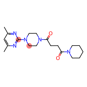 N-(4,6-DIMETHYLPYRIMIDIN-2-YL)-N'-[4-OXO-4-(PIPERIDIN-1-YL)BUTANOYL]PIPERAZINE