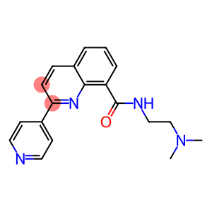 N-(2-(dimethylamino)ethyl)-2-(4-pyridyl)quinoline-8-carboxamide