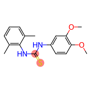 N-(3,4-dimethoxyphenyl)-N'-(2,6-dimethylphenyl)thiourea