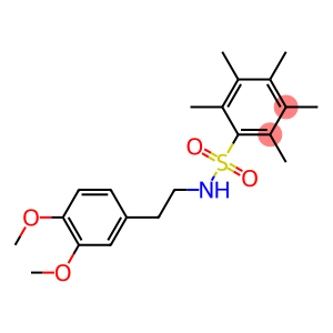 N1-(3,4-dimethoxyphenethyl)-2,3,4,5,6-pentamethylbenzene-1-sulfonamide