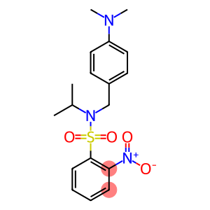 N1-[4-(dimethylamino)benzyl]-N1-isopropyl-2-nitrobenzene-1-sulfonamide