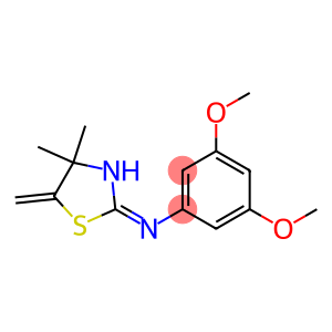 N1-(4,4-dimethyl-5-methylidene-1,3-thiazolan-2-yliden)-3,5-dimethoxyaniline