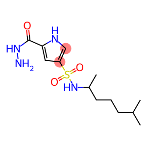 N-(1,5-dimethylhexyl)-5-(hydrazinocarbonyl)-1H-pyrrole-3-sulfonamide