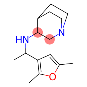 N-[1-(2,5-dimethylfuran-3-yl)ethyl]-1-azabicyclo[2.2.2]octan-3-amine