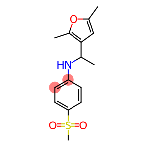 N-[1-(2,5-dimethylfuran-3-yl)ethyl]-4-methanesulfonylaniline
