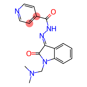 N'-{1-[(dimethylamino)methyl]-2-oxo-1,2-dihydro-3H-indol-3-ylidene}isonicotinohydrazide