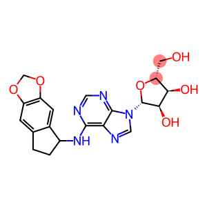 N-[[2,3-Dihydro-5,6-methylenedioxy-1H-inden]-1-yl]adenosine