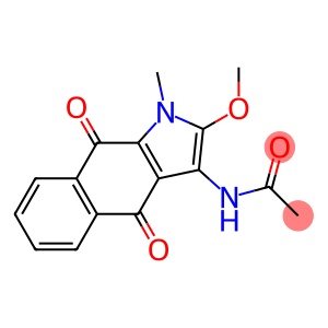 N-[(4,9-Dihydro-1-methyl-4,9-dioxo-2-methoxy-1H-benz[f]indol)-3-yl]acetamide