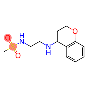 N-[2-(3,4-dihydro-2H-1-benzopyran-4-ylamino)ethyl]methanesulfonamide