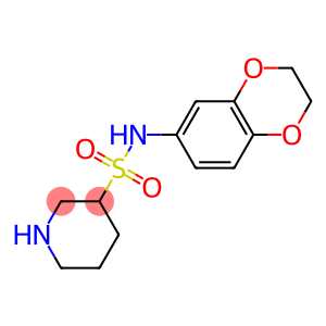 N-2,3-dihydro-1,4-benzodioxin-6-ylpiperidine-3-sulfonamide