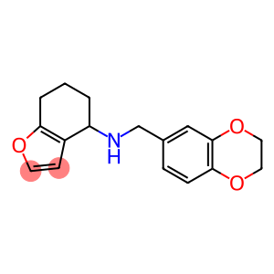 N-(2,3-dihydro-1,4-benzodioxin-6-ylmethyl)-4,5,6,7-tetrahydro-1-benzofuran-4-amine