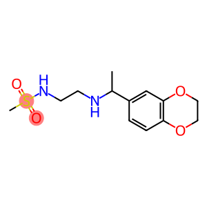 N-(2-{[1-(2,3-dihydro-1,4-benzodioxin-6-yl)ethyl]amino}ethyl)methanesulfonamide