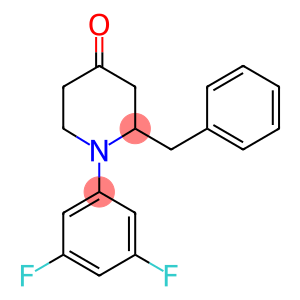 1-N-(3',5'-DIFLUOROPHENYL)-2-BENZYL-PIPERIDIN-4-ONE