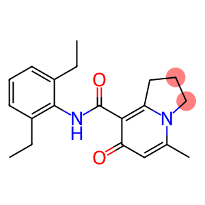 N-(2,6-Diethylphenyl)-5-methyl-7-oxo-1,2,3,7-tetrahydroindolizine-8-carboxamide