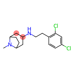 N-[2-(2,4-dichlorophenyl)ethyl]-8-methyl-8-azabicyclo[3.2.1]octan-3-amine