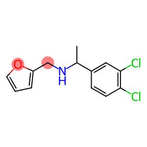 N-[1-(3,4-dichlorophenyl)ethyl]-N-(2-furylmethyl)amine