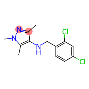 N-[(2,4-dichlorophenyl)methyl]-1,3,5-trimethyl-1H-pyrazol-4-amine