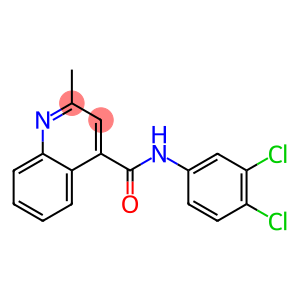 N-(3,4-dichlorophenyl)-2-methyl-4-quinolinecarboxamide
