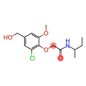 N-(butan-2-yl)-2-[2-chloro-4-(hydroxymethyl)-6-methoxyphenoxy]acetamide