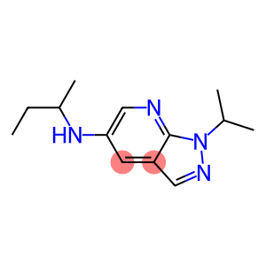 N-(butan-2-yl)-1-(propan-2-yl)-1H-pyrazolo[3,4-b]pyridin-5-amine