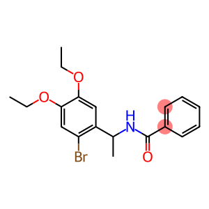 N-[1-(2-bromo-4,5-diethoxyphenyl)ethyl]benzamide