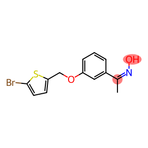 N-(1-{3-[(5-bromothiophen-2-yl)methoxy]phenyl}ethylidene)hydroxylamine