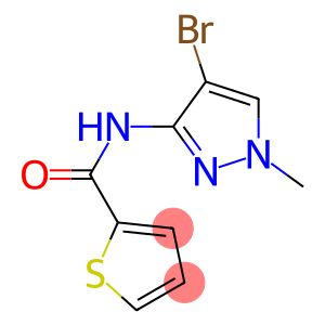 N2-(4-bromo-1-methyl-1H-pyrazol-3-yl)thiophene-2-carboxamide