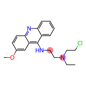 N-(2-Chloroethyl)-N-ethyl-N'-(2-methoxy-9-acridinyl)-1,2-ethanediamine