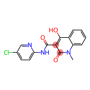 N-(5-chloro-2-pyridinyl)-4-hydroxy-1-methyl-2-oxo-1,2-dihydro-3-quinolinecarboxamide