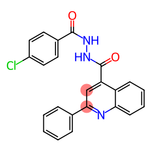 N'-(4-chlorobenzoyl)-2-phenyl-4-quinolinecarbohydrazide
