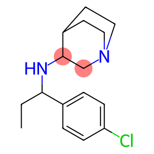 N-[1-(4-chlorophenyl)propyl]-1-azabicyclo[2.2.2]octan-3-amine