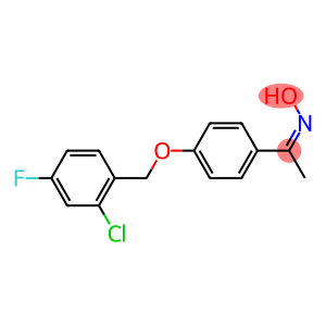 N-(1-{4-[(2-chloro-4-fluorophenyl)methoxy]phenyl}ethylidene)hydroxylamine