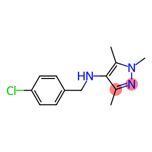 N-[(4-chlorophenyl)methyl]-1,3,5-trimethyl-1H-pyrazol-4-amine