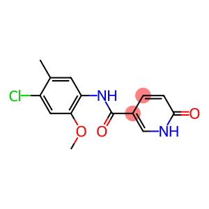 N-(4-chloro-2-methoxy-5-methylphenyl)-6-oxo-1,6-dihydropyridine-3-carboxamide